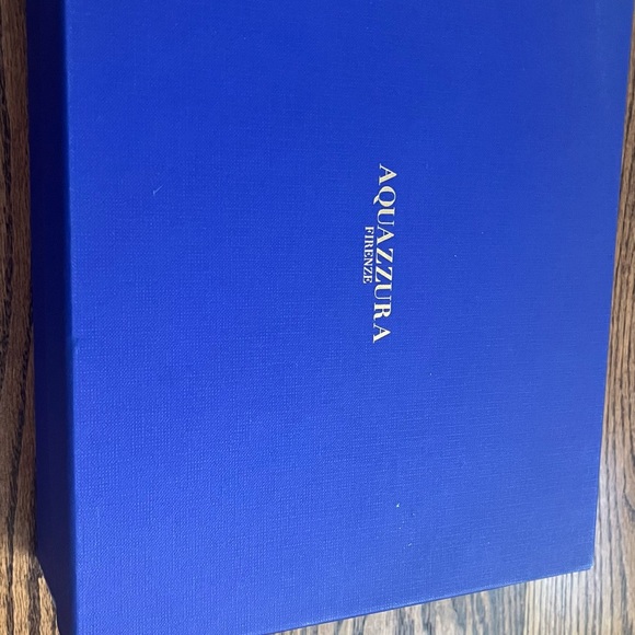 Aquazzura size 40 black wedges with box. Bought at Saks in Toronto. - Picture 5 of 7